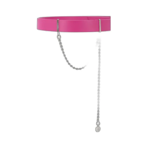 Chain Embellished Buckle Belt