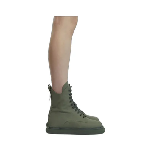 Selene Platform-Sole Mid-Calf Boots