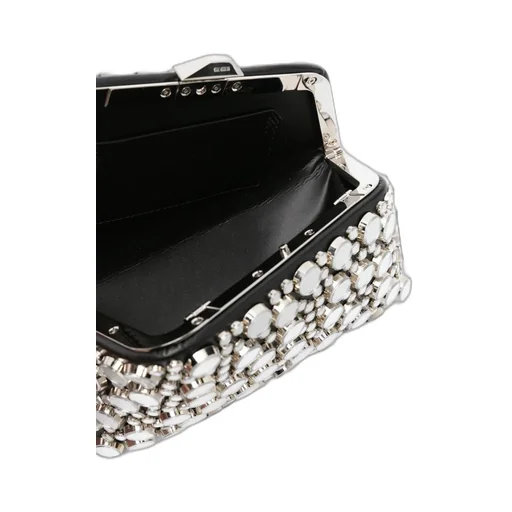 Midnight Stud-Embellished Clutch Bag