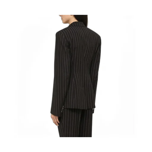 Single Breasted Striped Tailored Blazer