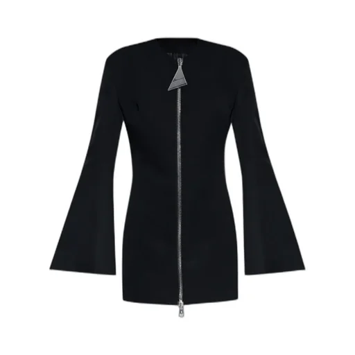 Zip-Up Mini Dress