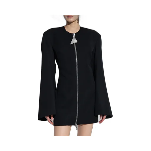 Zip-Up Mini Dress