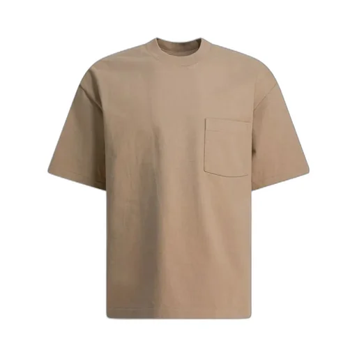 Ribbed Collar T-Shirt