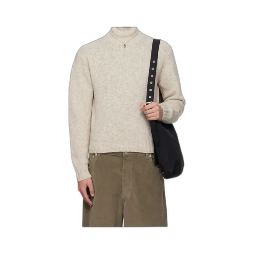 High-Neck Cashmere Sweater