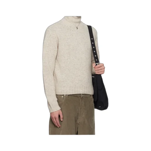 High-Neck Cashmere Sweater