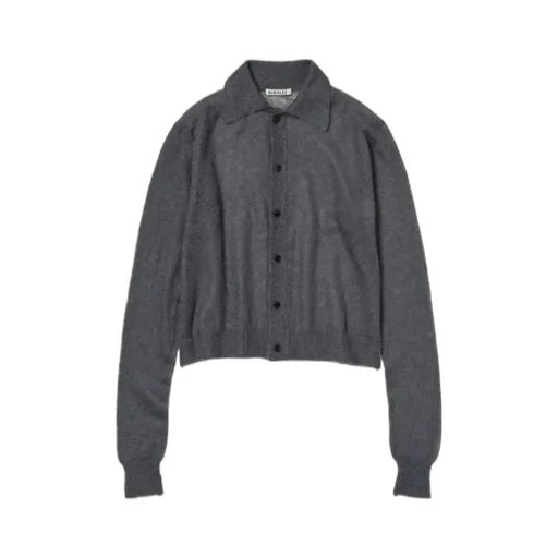 Sheer Button-Up Knitwear