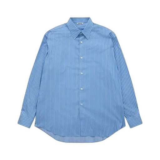Cotton Silk Stripe Shirt