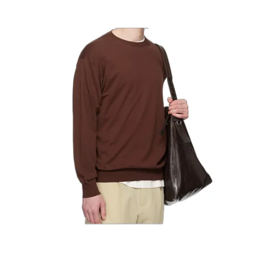 Round Neck Long-Sleeved Sweatshirt