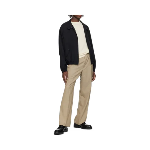 Pleated Wool Pants