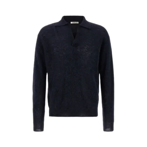 Sheer Knit Skipper Polo