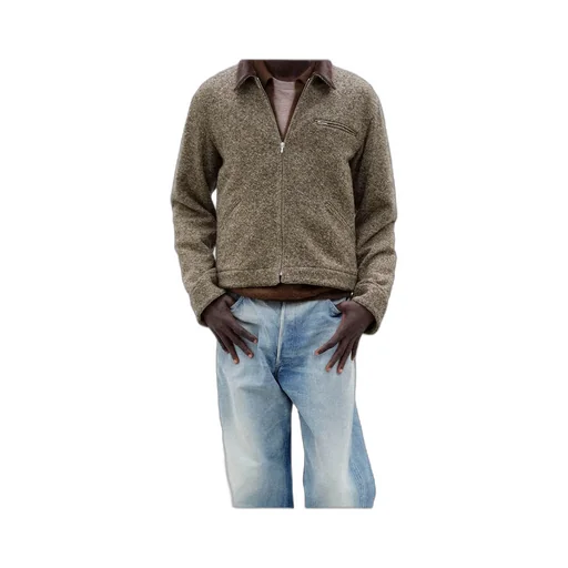 Tweed Zip Blouson