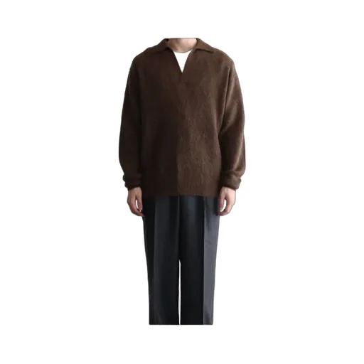 Open-Collar Knitwear