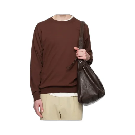 Round Neck Long-Sleeved Sweatshirt