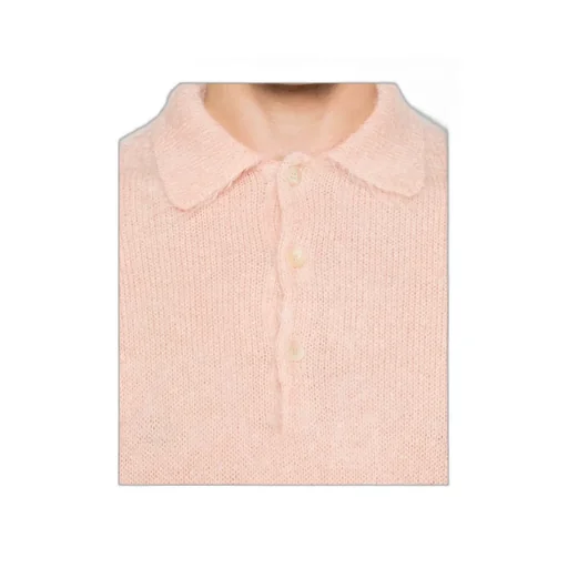 Brushed Knit Polo Shirt