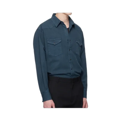Lapel Long-Sleeved Shirt