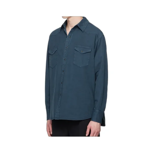 Lapel Long-Sleeved Shirt