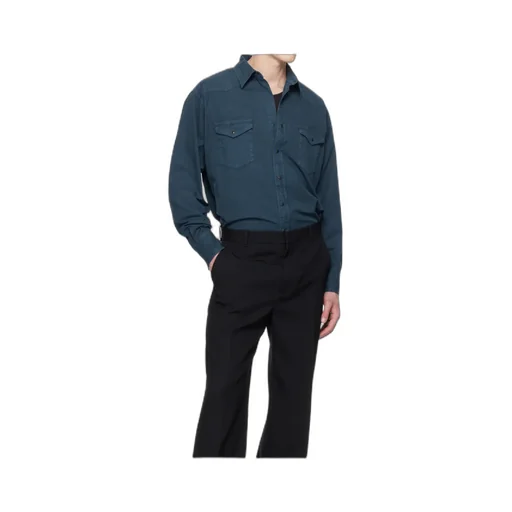 Lapel Long-Sleeved Shirt