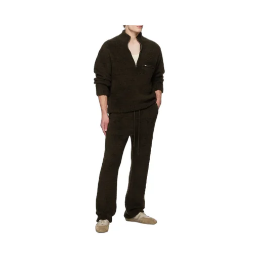 Merino Wool Boa Knit Sweatpants