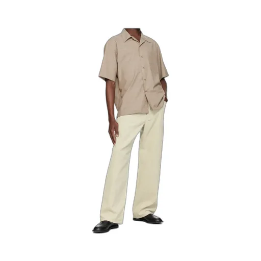 Tropical Wool Short-Sleeve Shirt