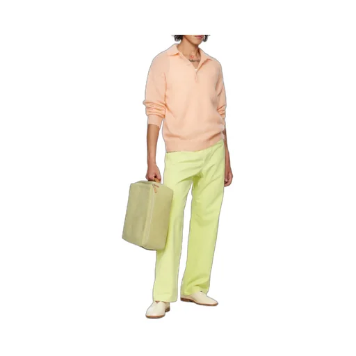 Brushed Knit Polo Shirt