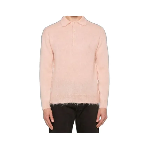 Brushed Knit Polo Shirt