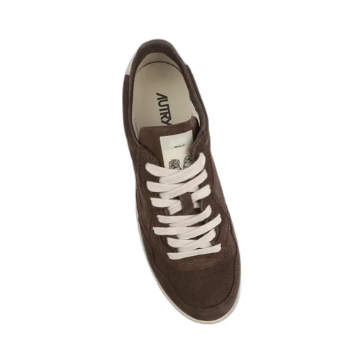 Logo Embossed Lace-Up Sneakers