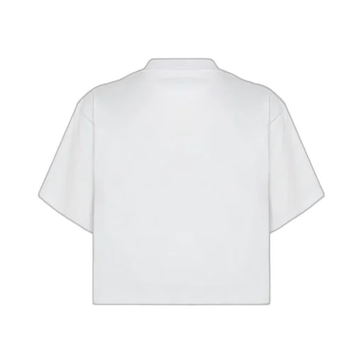 Logo-Printed Cropped T-Shirt