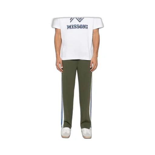 Side-Striped Knitted Track Pants