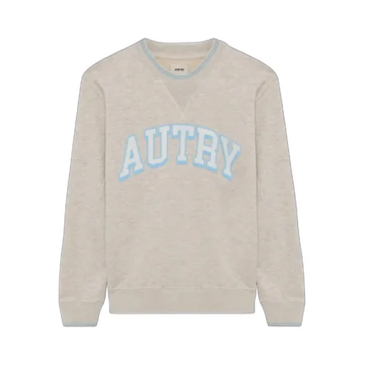 Logo-Stamp Drop Shoulder Sweatshirt