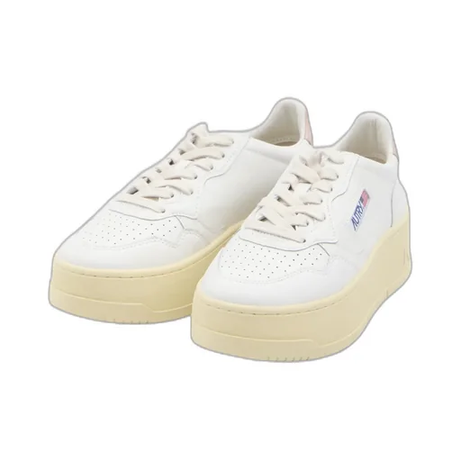 Platform Lace-Up Sneakers