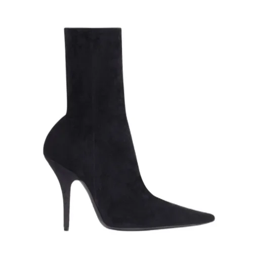 Knife Heeled Ankle Boots