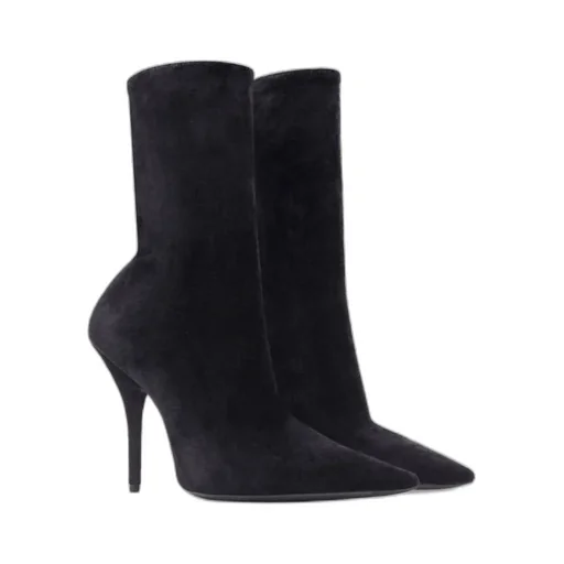 Knife Heeled Ankle Boots