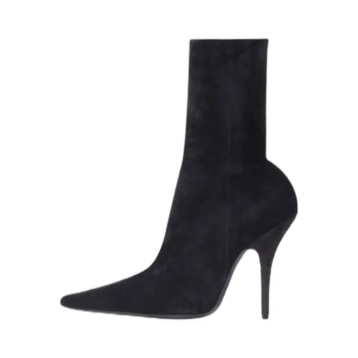 Knife Heeled Ankle Boots