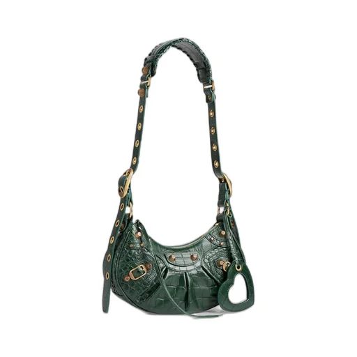 Cagole Embossed Shoulder Bag