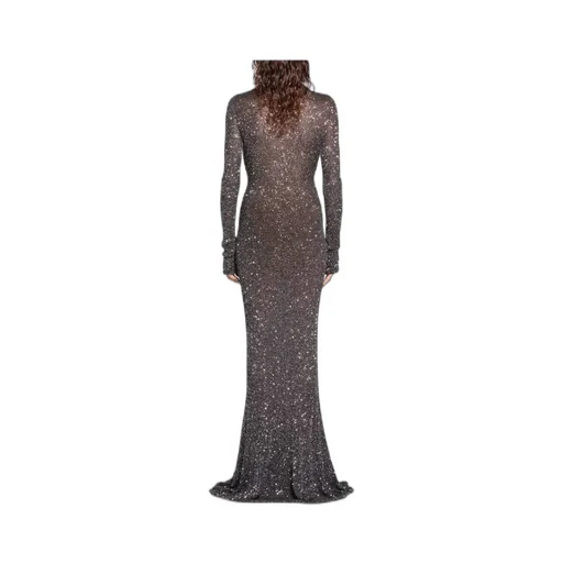 Sequin Embellished Maxi Dress