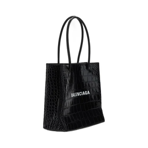 Xxs Shopping Embossed Emblem Handbag