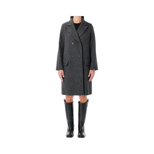 Double-Breasted Tailored Coat