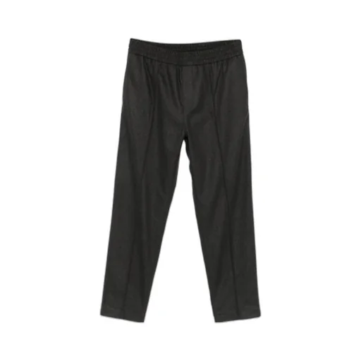 Wool Straight-Leg Trousers