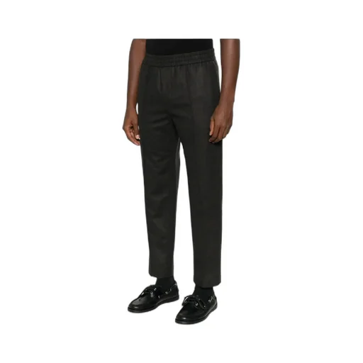 Wool Straight-Leg Trousers