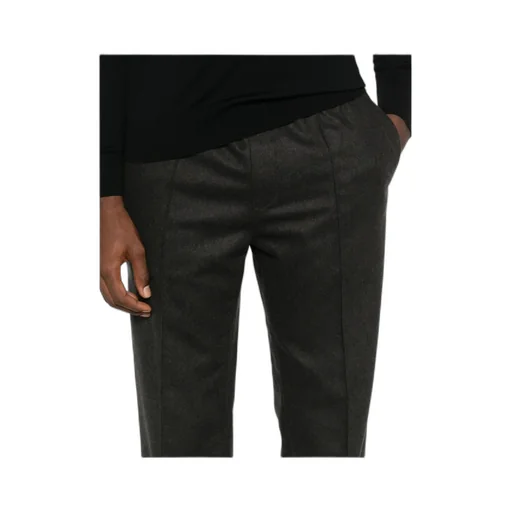 Wool Straight-Leg Trousers