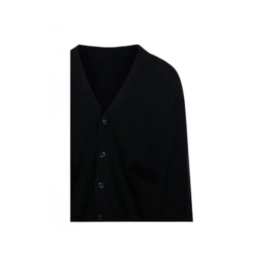 Buttoned Patch-Pocket Cardigan