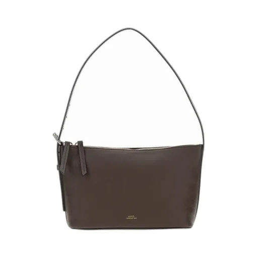 Vera Logo Embossed Shoulder Bag