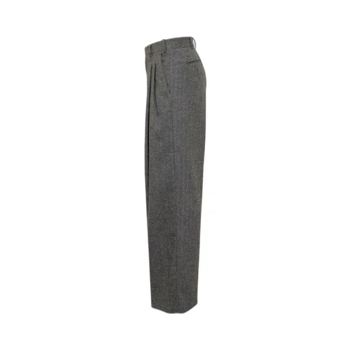 Wool Pleated Pants