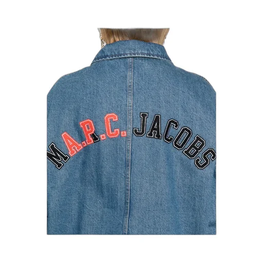 Logo Embroidered Denim Jacket