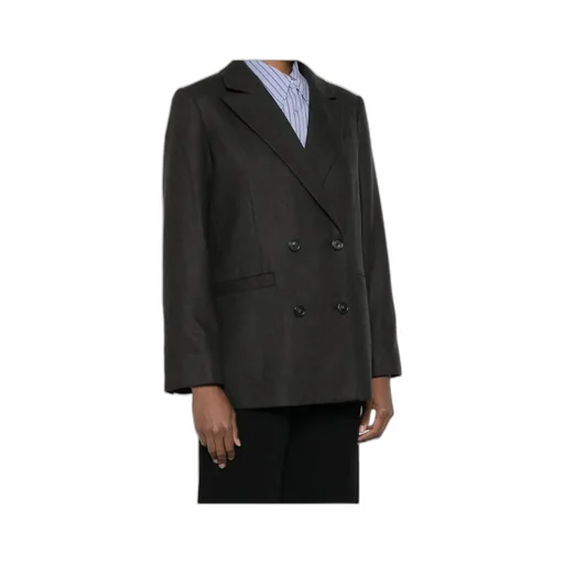 Double-Breasted Wool Blazer
