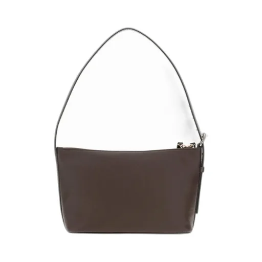 Vera Logo Embossed Shoulder Bag