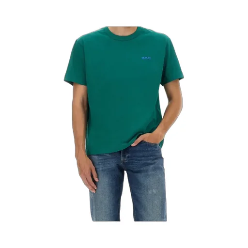 Flocked Logo Crewneck T-Shirt