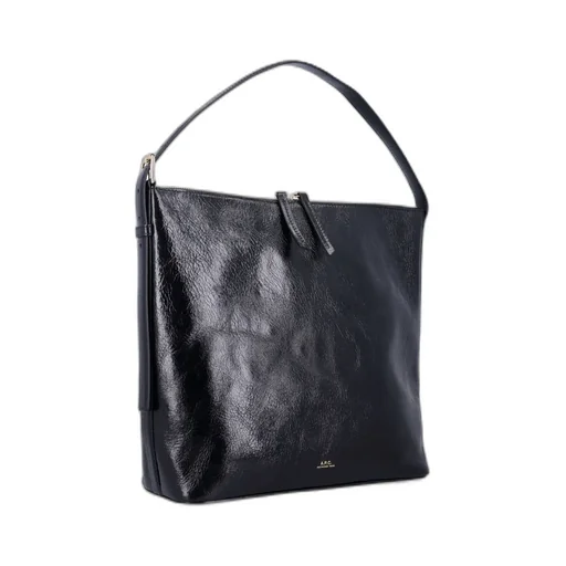 Vera Logo Printed Zipped Tote Bag