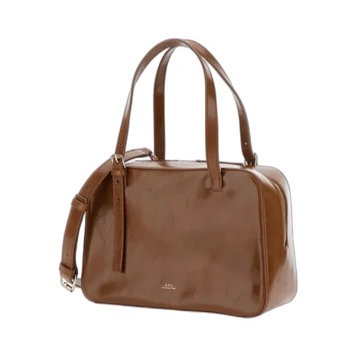 Buckled Top Handle Shoulder Bag