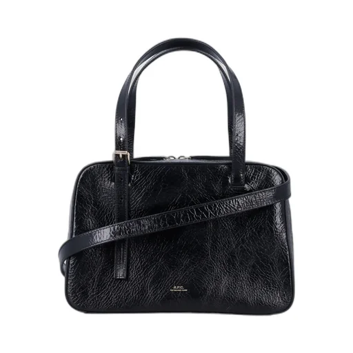 Buckled Top Handle Shoulder Bag